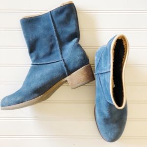 Blue Suede Ugg Boots